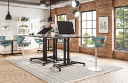 Los beneficios de usar un escritorio de pie